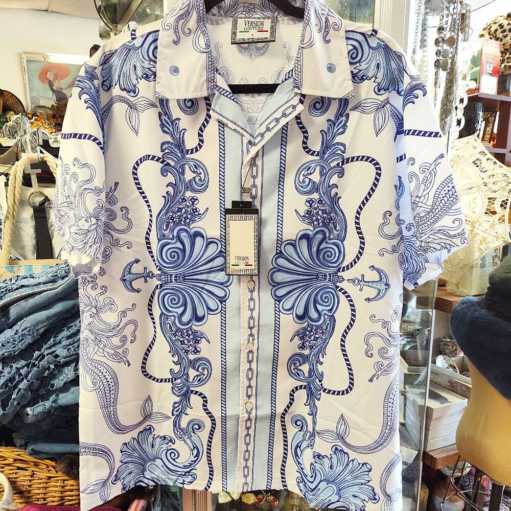 VERSION COUTURE MENS EURO LOOK SHIRT TOP